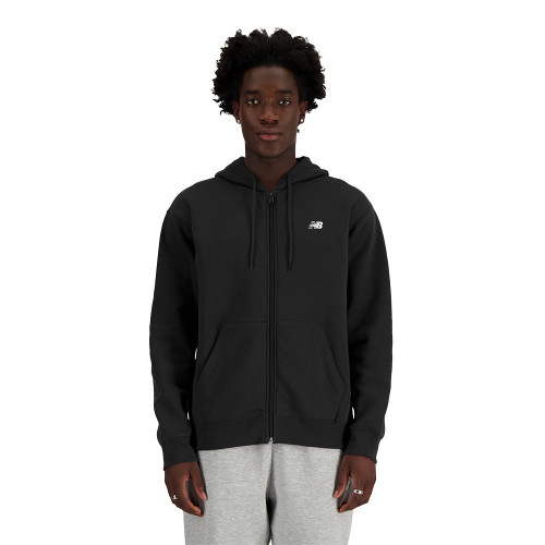 New Balance Stacked Logo French Terry Full Zip Hoodie